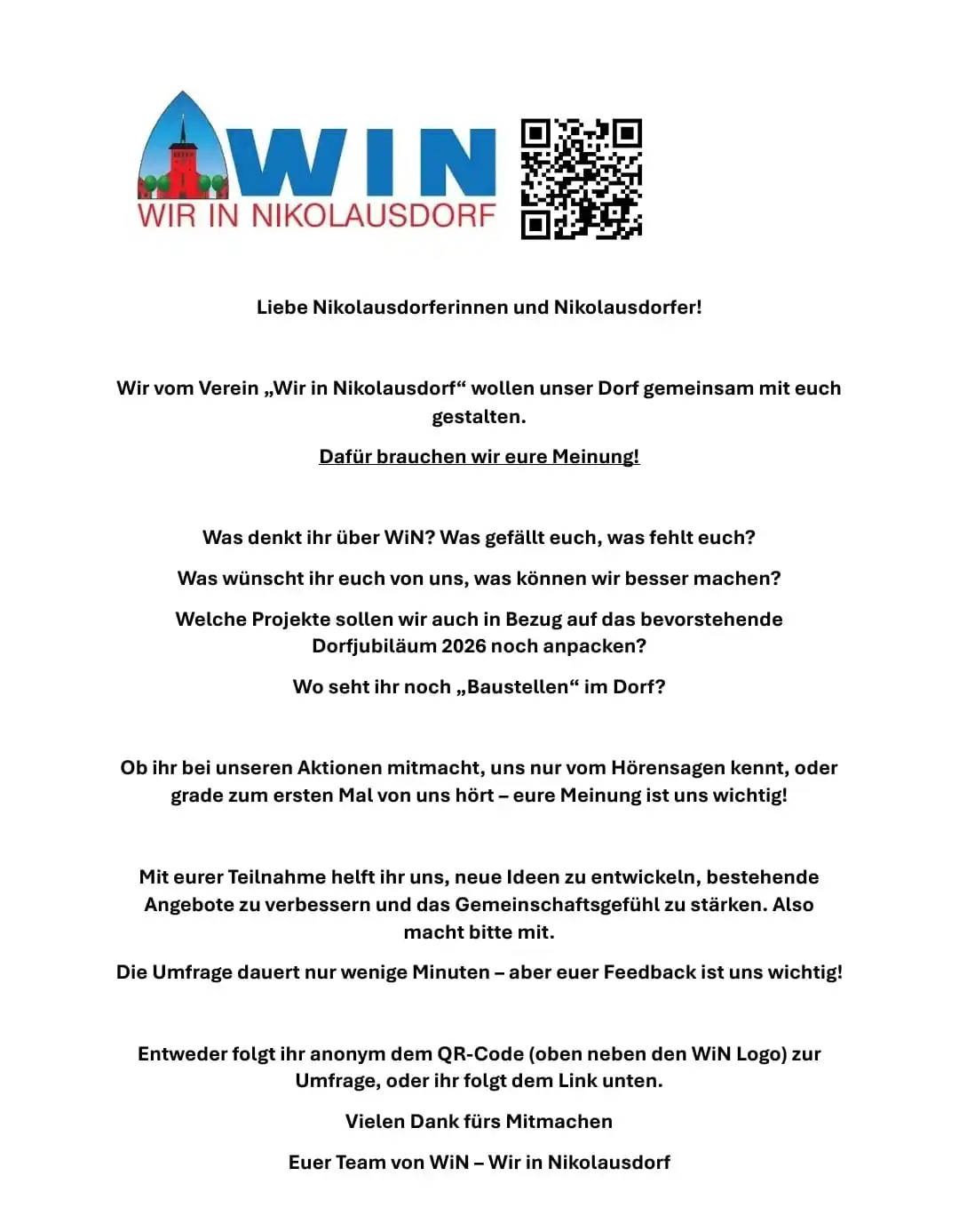 Wir in Nikolausdorf post