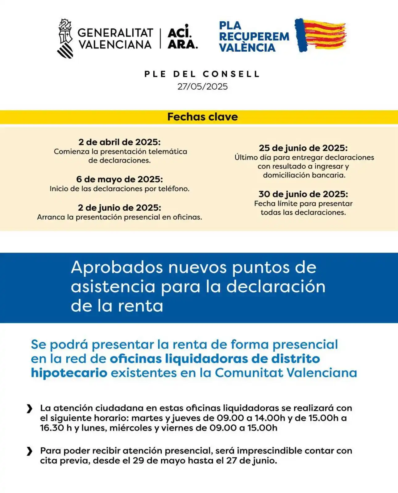 Image from Ayuntamiento de El Campello: 🧾 ¡Asistencia presencial para la Renta 2024 en El Campello! ¿Necesita...