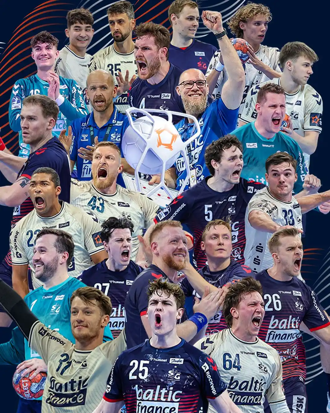 Image from SG Flensburg-Handewitt: BACK2BACK 💥 wir gewinnen das Finale gegen Montpellier mit 25:32 Der ...