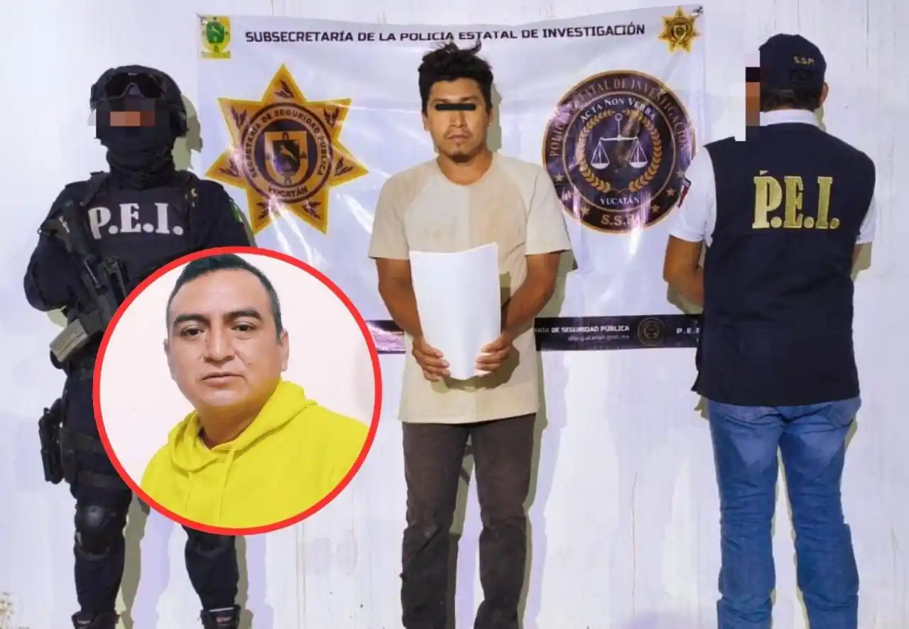 Image from Diario de Yucatán: 🚨 *DE LA AMISTAD AL CRIMEN.* Detienen al presunto asesino del maest...