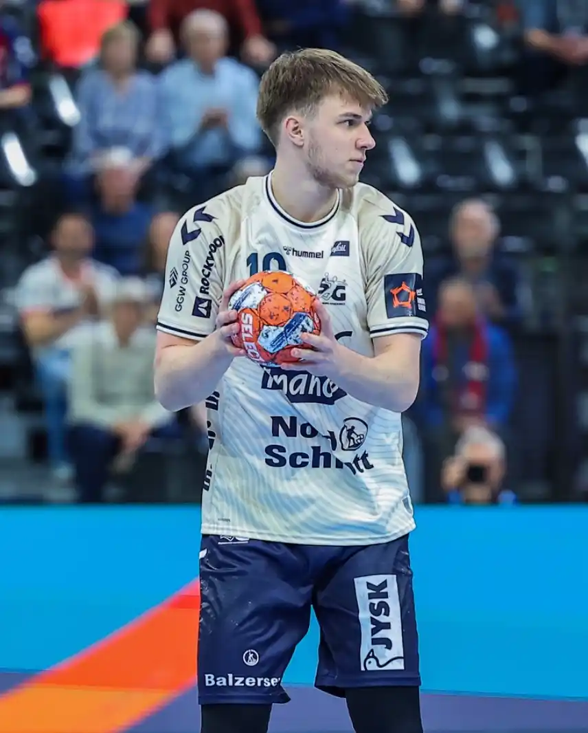 Image from SG Flensburg-Handewitt: Dziękuję Oskar 👋 Unser Nachwuchsmann mit der Nummer 19 hat sich dazu...