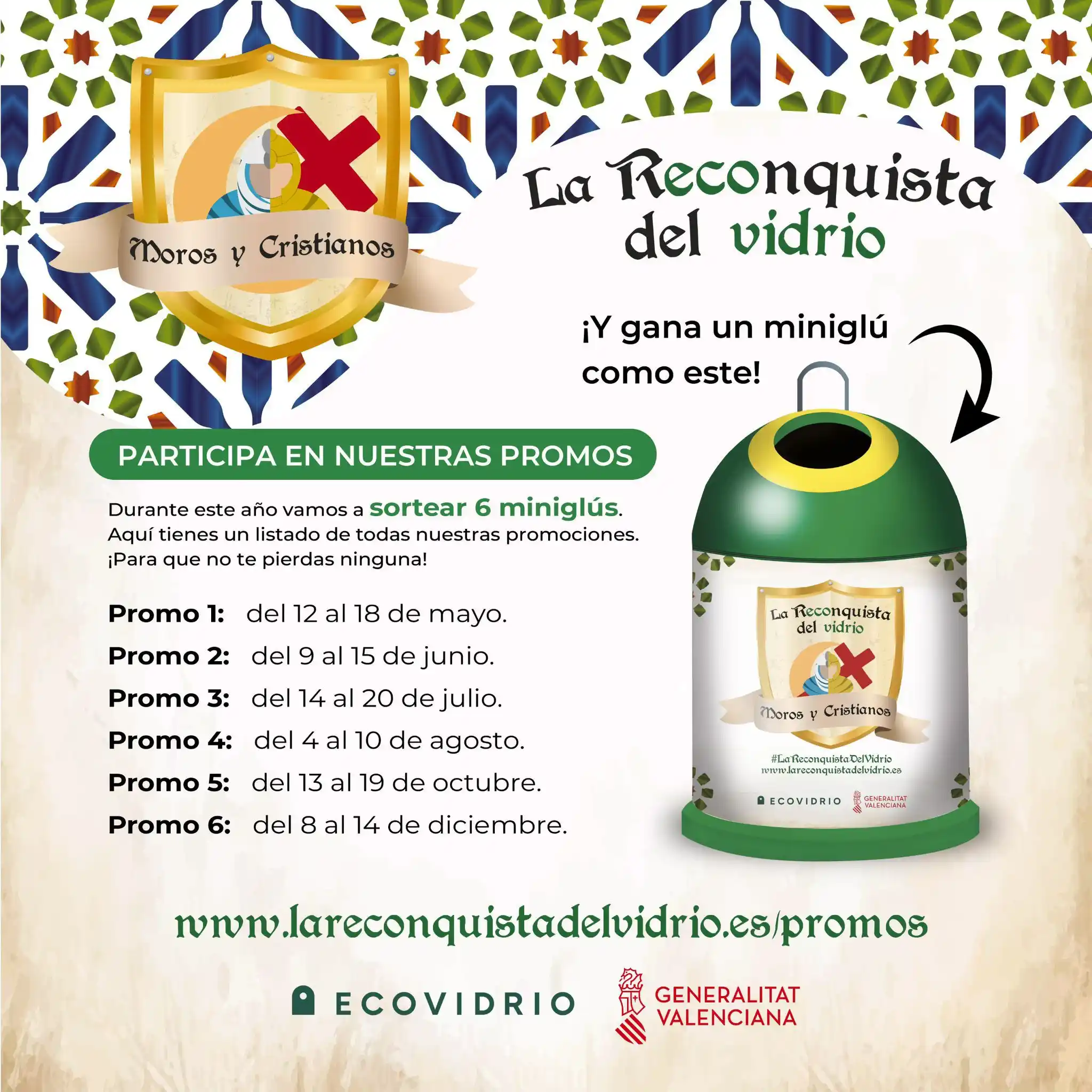 Image from Ayuntamiento de El Campello: ♻️ Ecovidrio lanza la campaña “Reconquista el vidrio” en municipios co...
