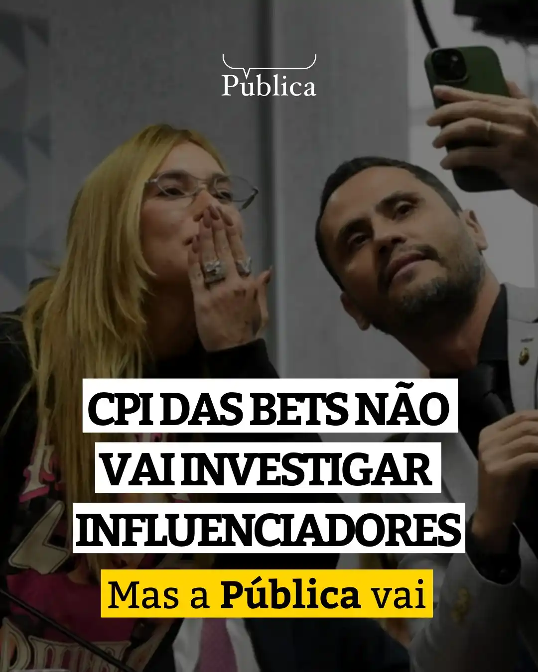 Image from Agência Pública: 🔚 FIM DA CPI DAS BETS| Os parlamentares da CPI das Bets — criada para...