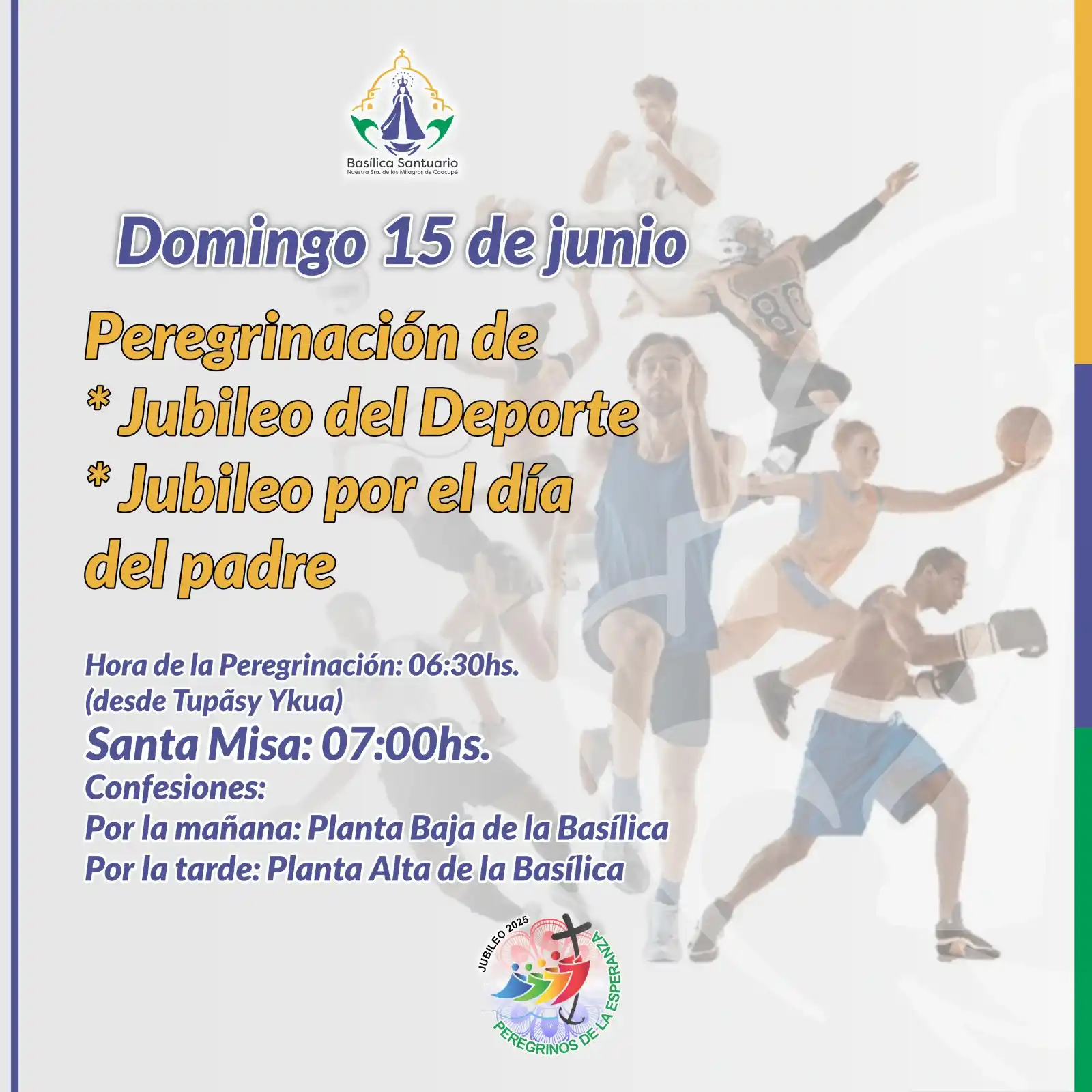 Image from Tupãsy Caacupé Tv: * *🔹 Invitamos a los fieles a participar en la peregrinación desde Tu...