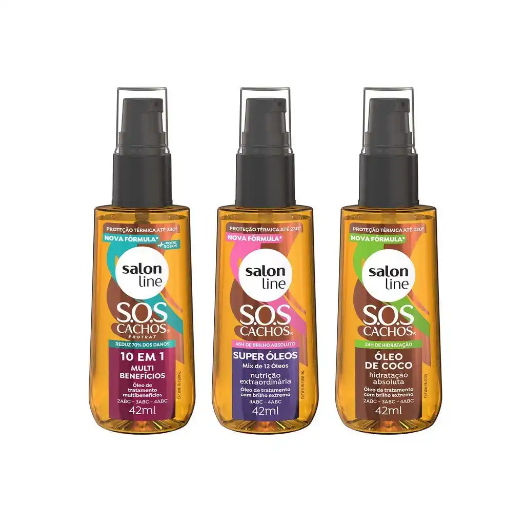 Image from ✨PromosdaMah: 🟡 Kit com 3 Óleos de Tratamento Coco, Super Óleos e Multibenefícios ...