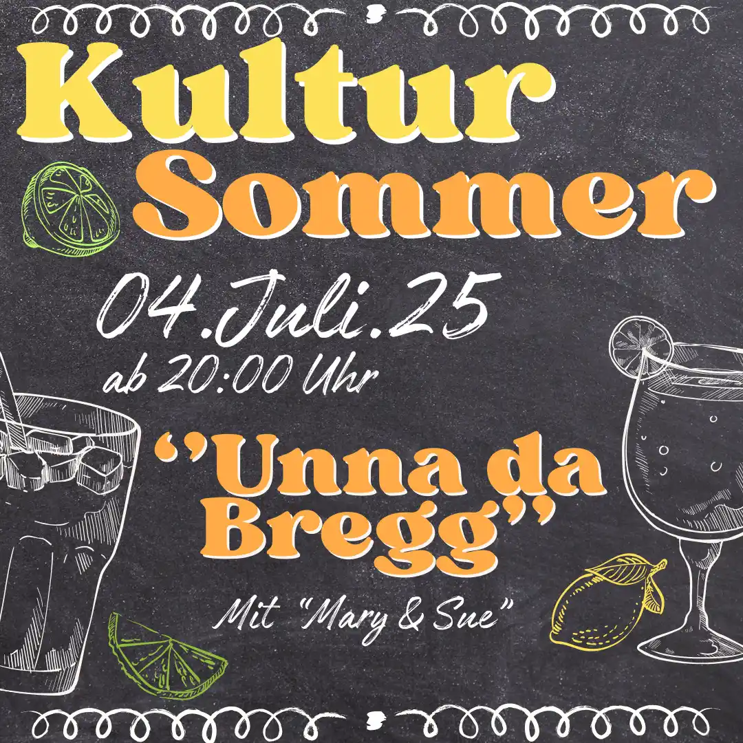 Image from Stadt Lebach: *Kultursommer unna da Bregg* Am Freitag, 4. Juli, lädt die Stadt Leba...