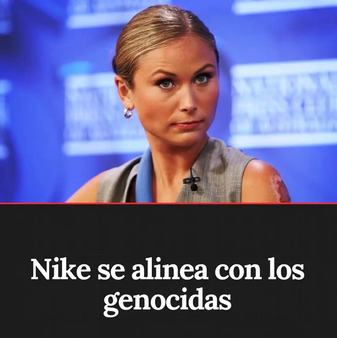 Image from SandinoGuerrilleroProletario: *Nike rompió su vínculo con la atleta australiana Grace Tame después d...