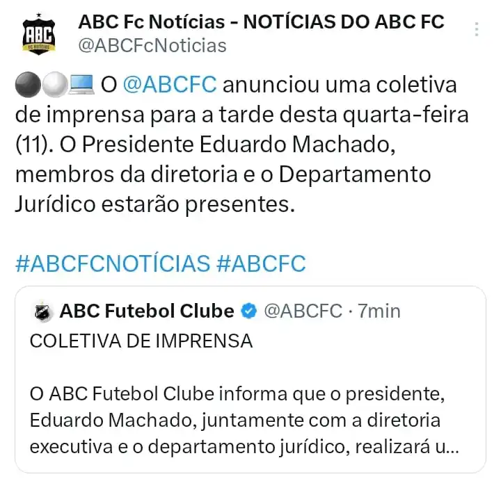 Canal ABC Fc Notícias post