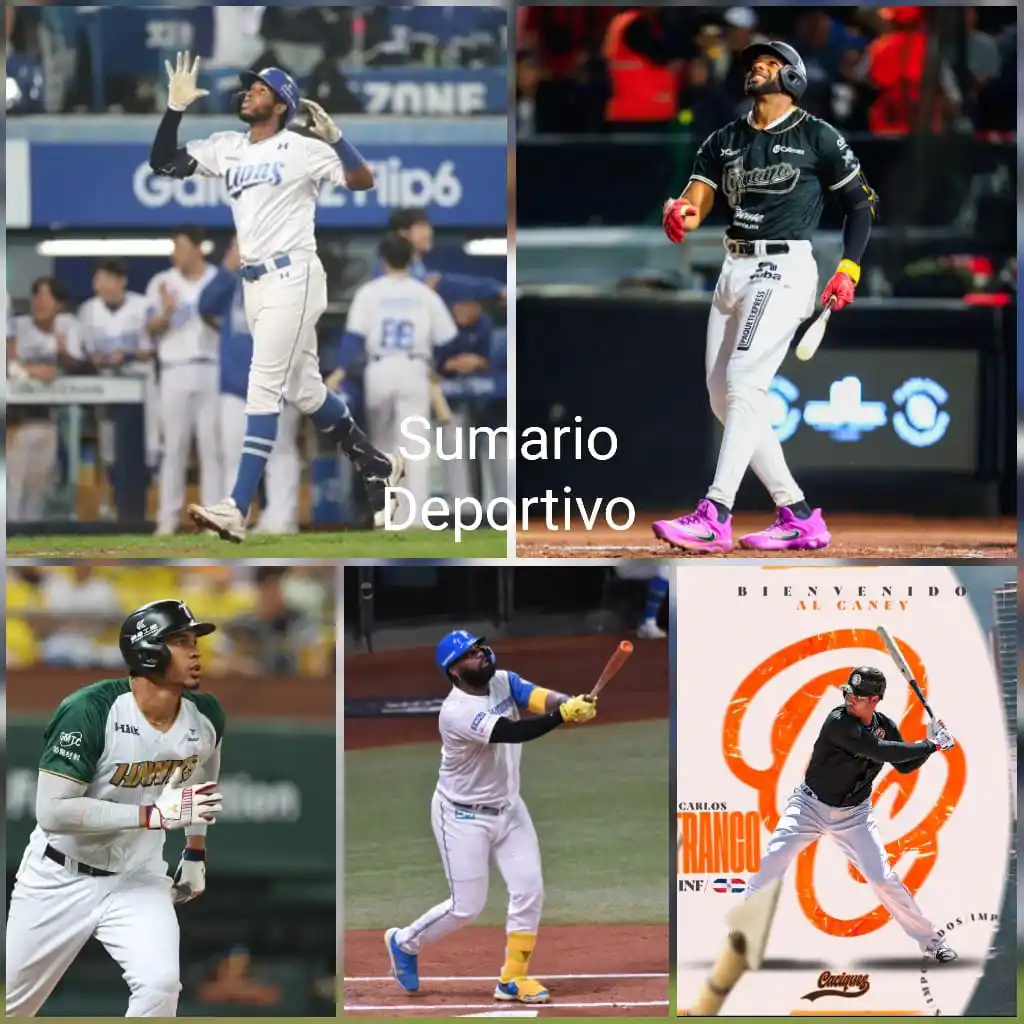 Image from Sumario Deportivo: ¡Poder dominicano más allá de MLB!🇩🇴 Lideres de HR's en diferentes l...