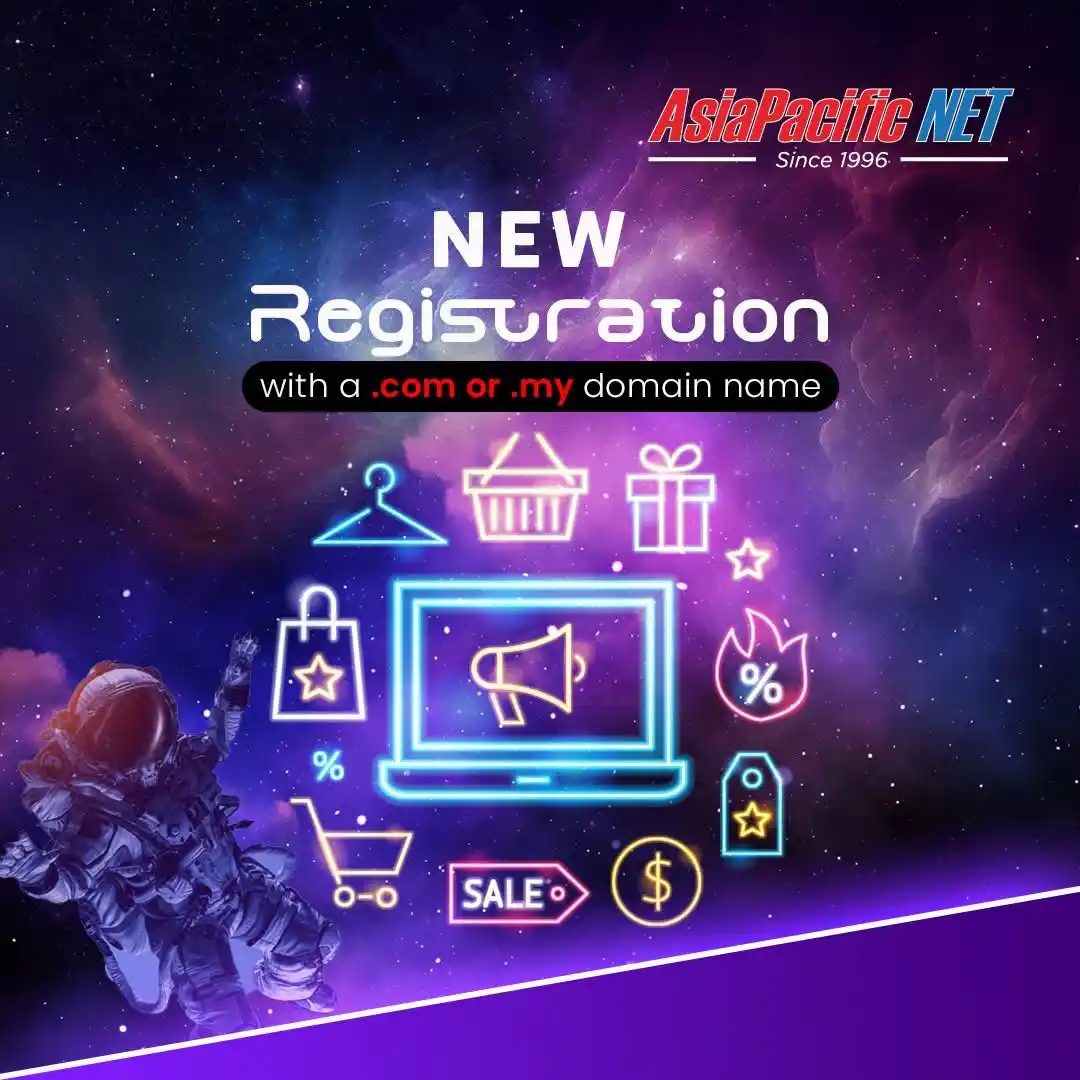 Image from Asia Pacific Net: REGISTER your domain names with us at our MYNIC selfcare system is now...
