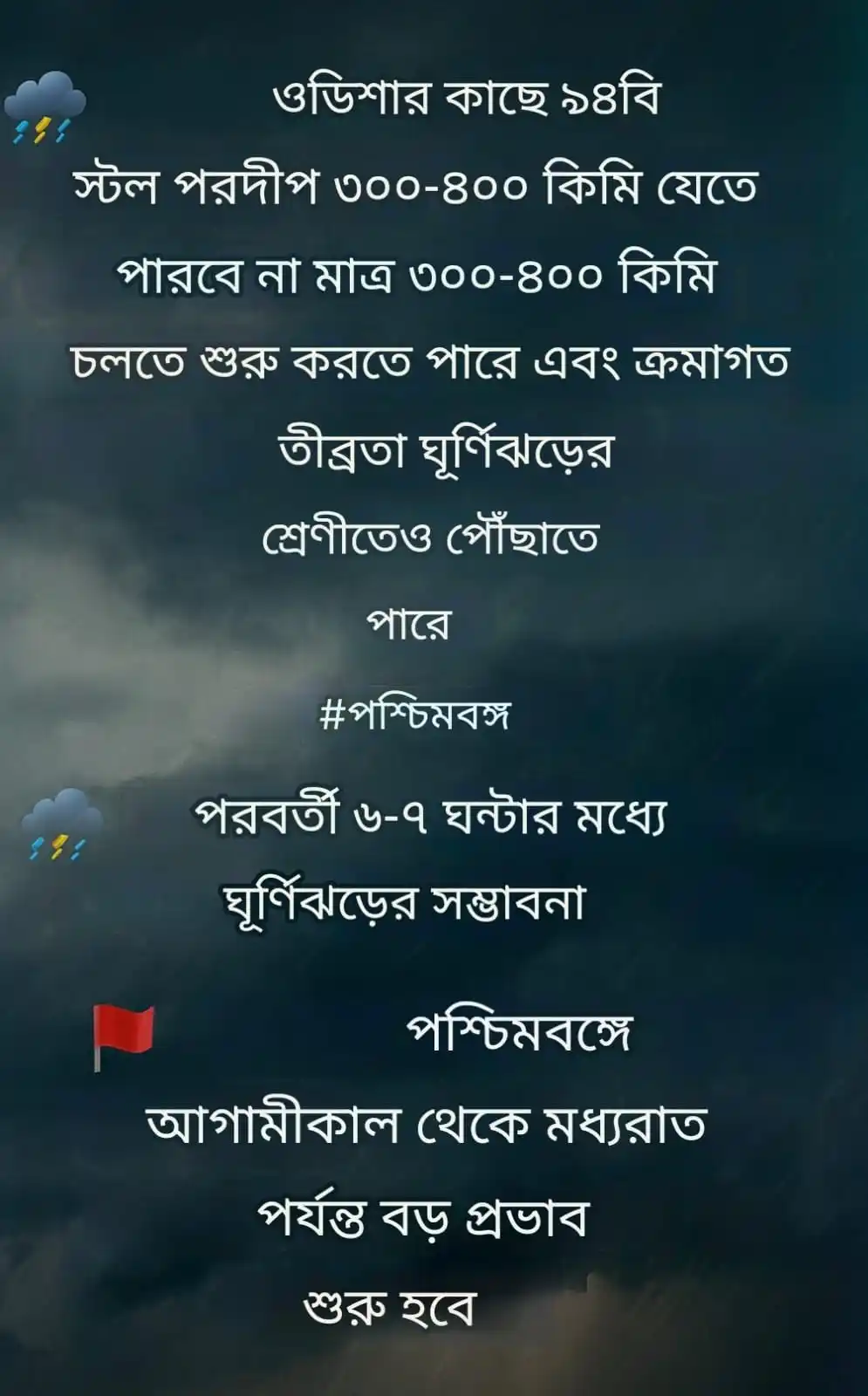 ✪ 𝕀ℕ𝔻𝕀𝔸ℕ 𝔽𝕆ℝ𝔼ℂ𝔸𝕊𝕋𝔼ℝ ✪ 🌩️ post