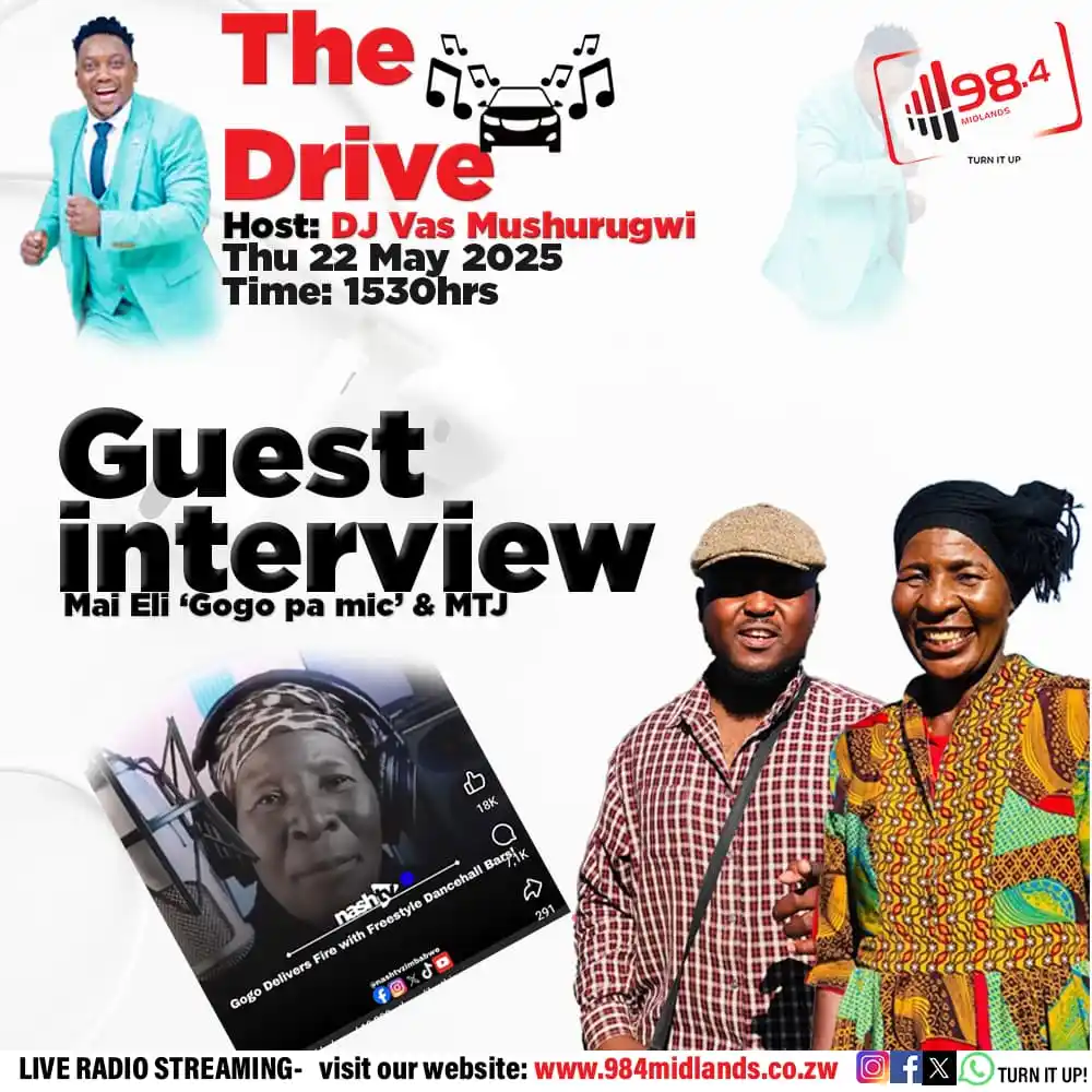 Image from 98.4 MIDLANDS: Today on THE DRIVE, we host MTJ and Mai Eli (who appeared on social me...