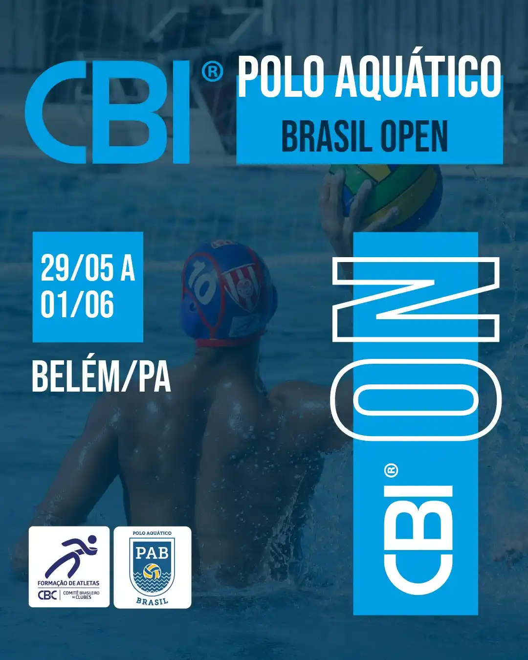 Image from CBClubes - COMITÊ BRASILEIRO DE CLUBES: *💦 As redes vão balançar nas águas de Belém!* De 29 de maio a 1º de ...