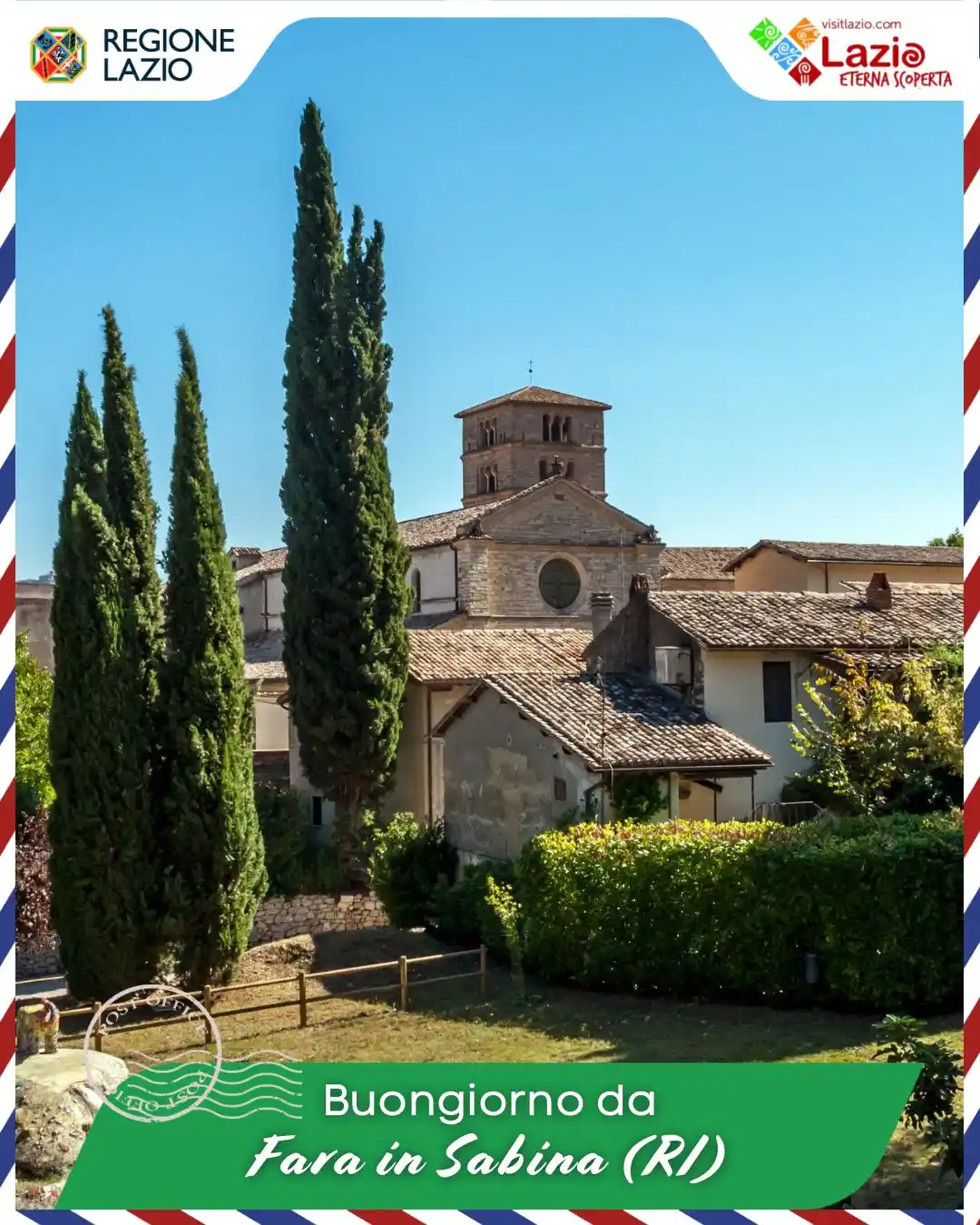Image from Regione Lazio: _Buongiorno da Fara in Sabina (RI)!_ 🧡 un grazioso borgo immerso nel...