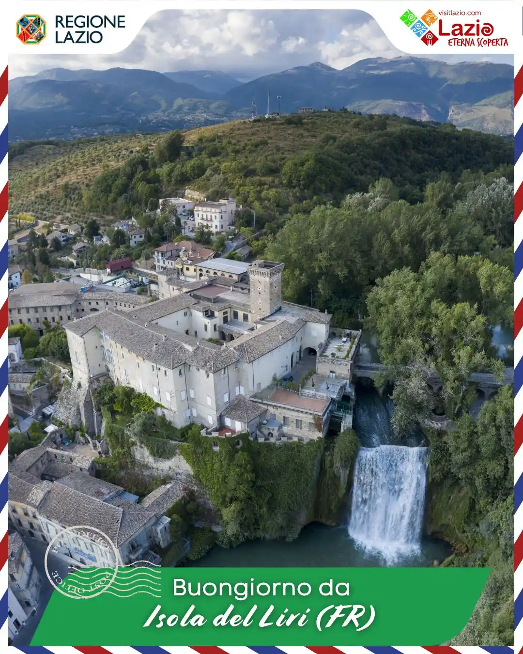Image from Regione Lazio: _Buongiorno da Isola del Liri (FR)_ 🧡 Un gioiello della Ciociaria la...
