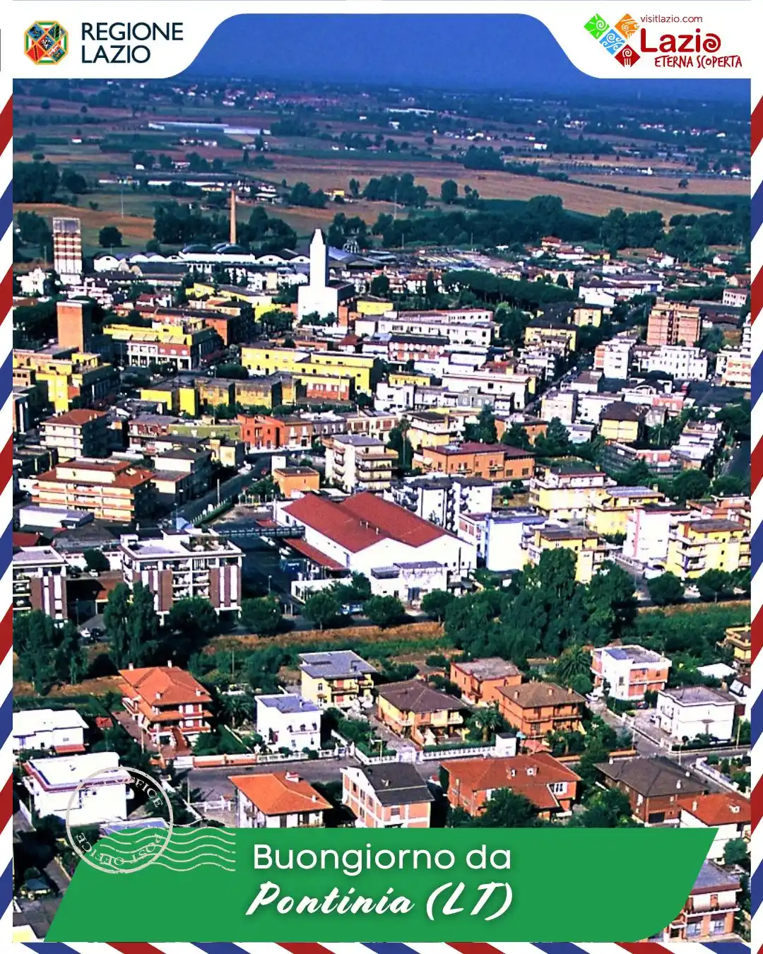 Image from Regione Lazio: _Buongiorno da Pontinia (LT)!_ 🧡 Una delle 5 Città di Fondazione, in...