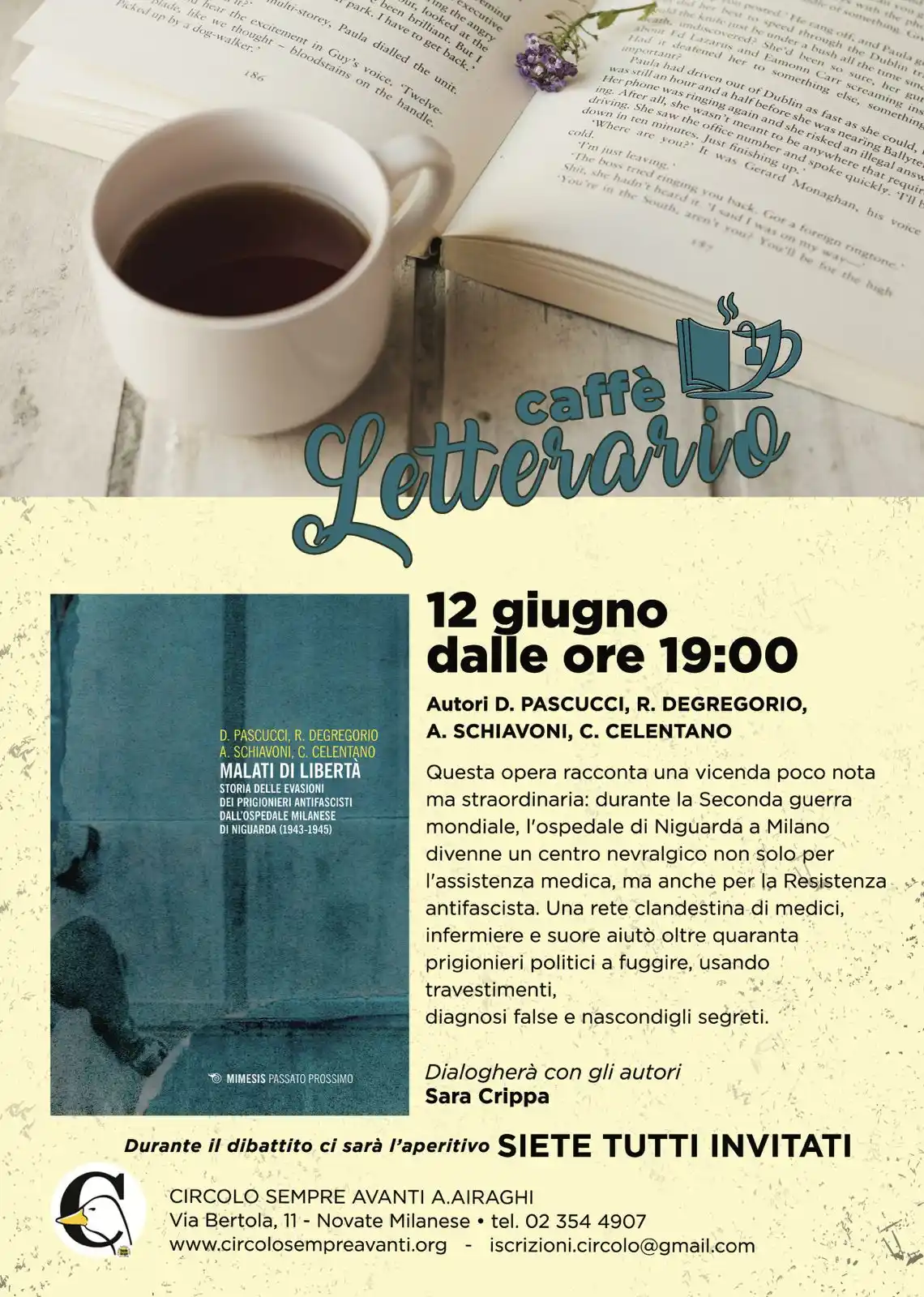 Circolo Sempre Avanti Angelo Airaghi post