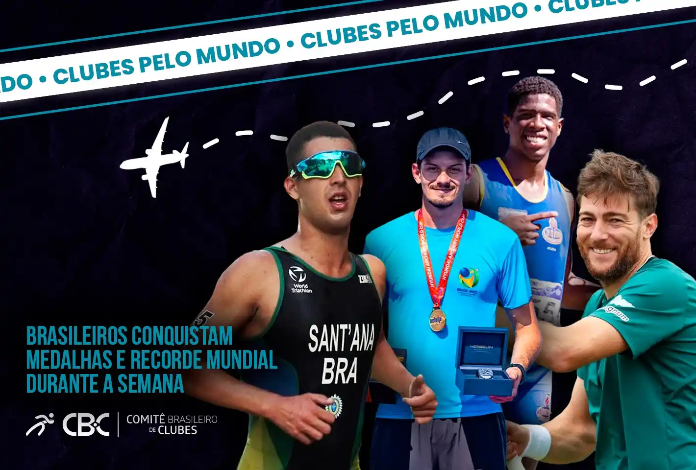 Image from CBClubes - COMITÊ BRASILEIRO DE CLUBES: *Clubes pelo Mundo: Brasileiros conquistam medalhas e recorde mundial ...
