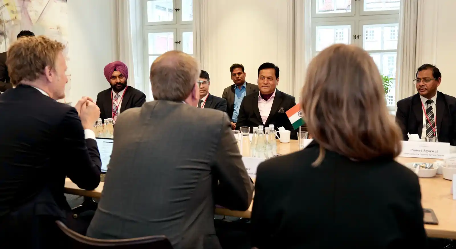 Image from cliQ India: Copenhagen | Union Minister of Ports, Shipping & Waterways, Sarbananda...