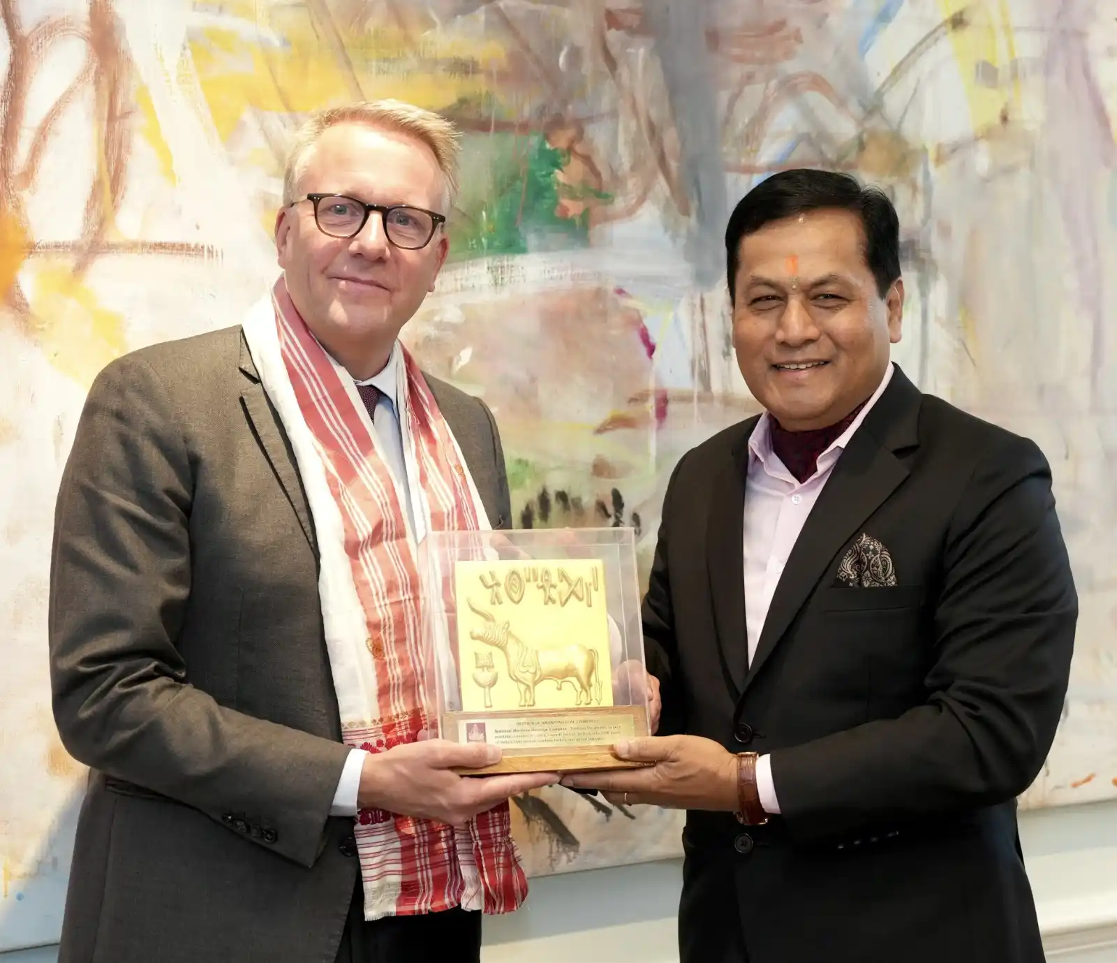 Image from cliQ India: Copenhagen | Union Minister of Ports, Shipping & Waterways, Sarbananda...