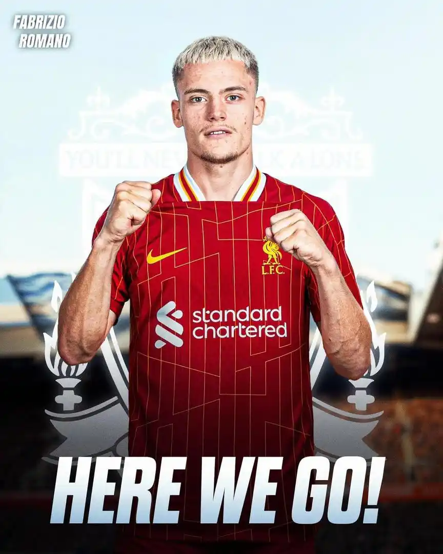 Image from Football View™: 🚨💣 𝐇𝐄𝐑𝐄 𝐖𝐄 𝐆𝐎! Liverpool agree club record deal to sign Flor...