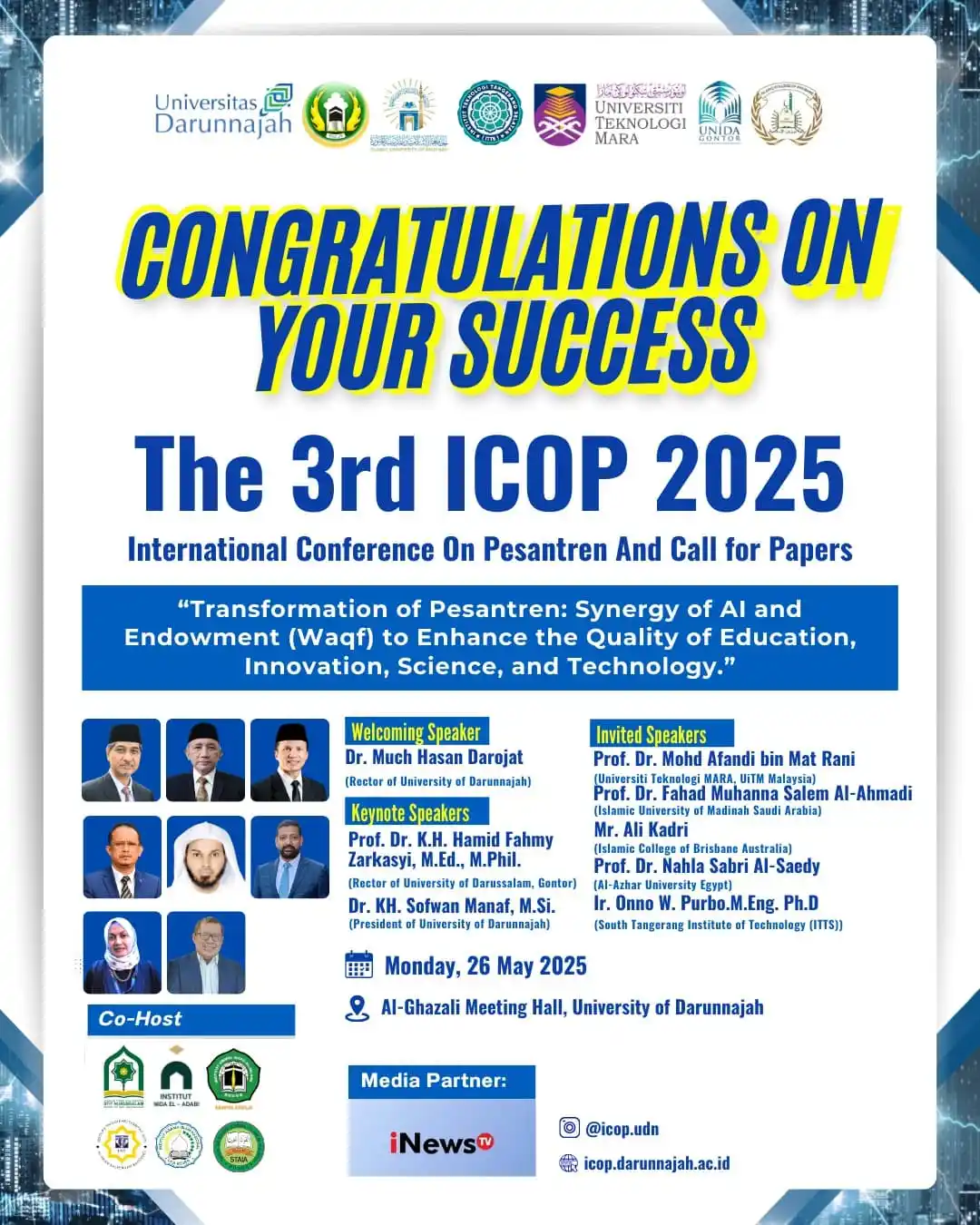 Image from Pesantren Tahfizh Al- Qur'an Rabi'ul Qulub Darunnajah 13: *ICOP 3rd Universitas Darunnajah (UDN)* International Conference on P...