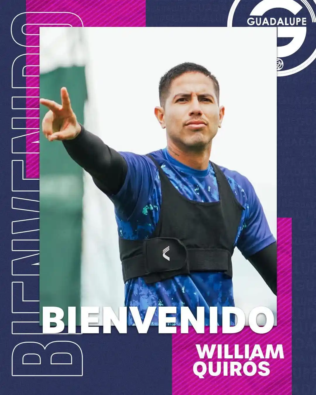 Image from S͇P͇O͇R͇T͇ ͇L͇I͇N͇K͇ ͇T͇V͇ ͇ 🟣🔥: OFICIAL: William Quirós es nuevo jugador de Guadalupe FC 🔵🟡 Tiene...