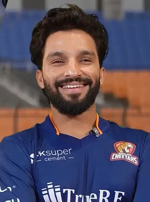 Image from World Cricket Updates: Rajat Patidar during the MP T20 League photoshoot. He’ll play for Gwal...