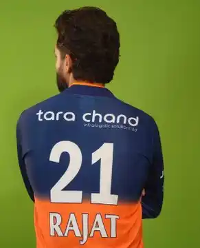 Image from World Cricket Updates: Rajat Patidar during the MP T20 League photoshoot. He’ll play for Gwal...