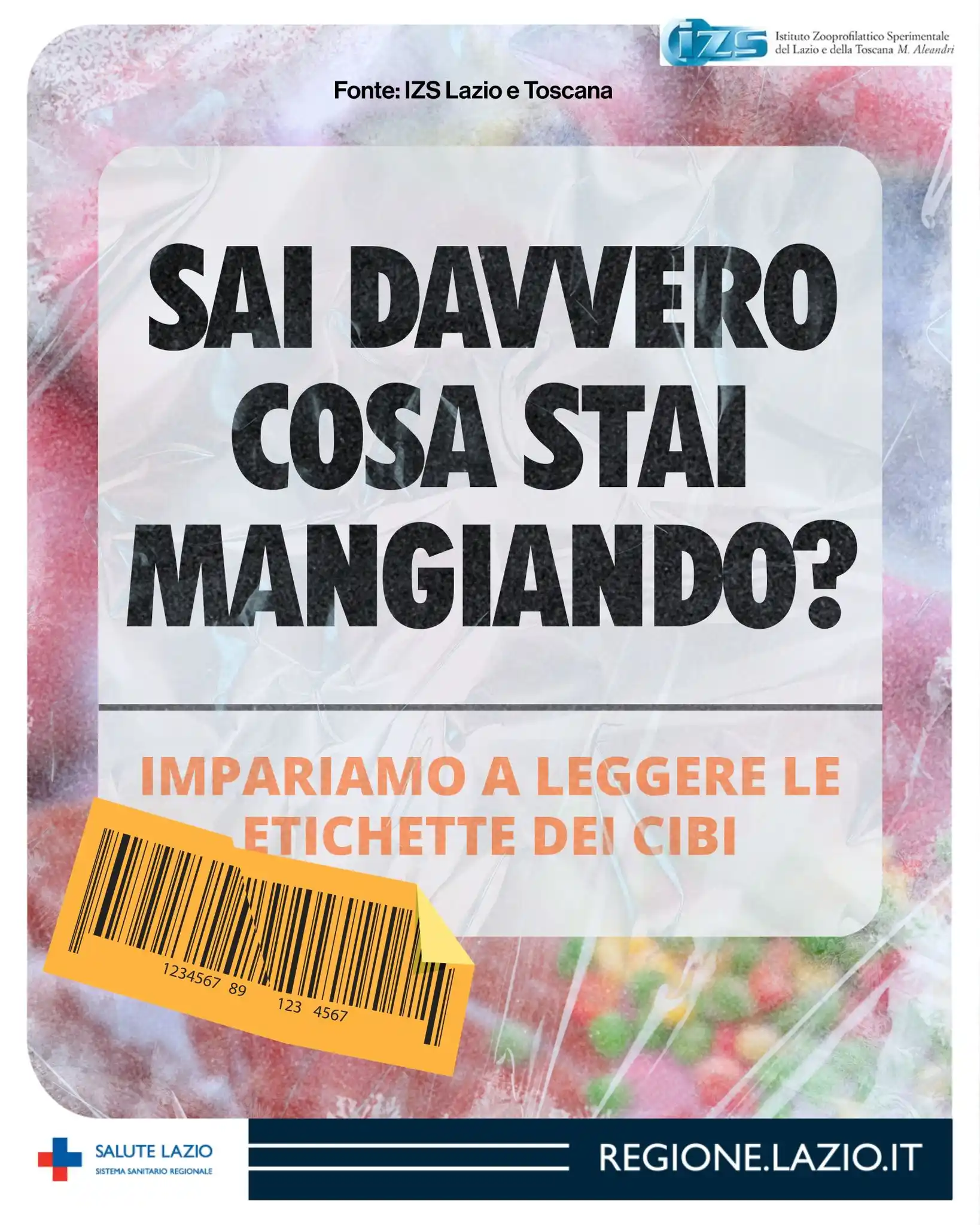 Image from Regione Lazio: 🔎 *Sai davvero cosa mangi?* In occasione della Giornata Mondiale del...