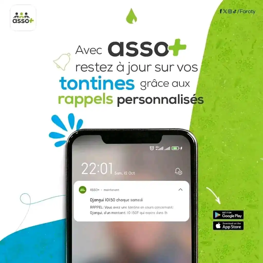Image from Faroty: Saviez-vous qu’avec ASSO+, vous ne ratez plus aucune échéance de votre...
