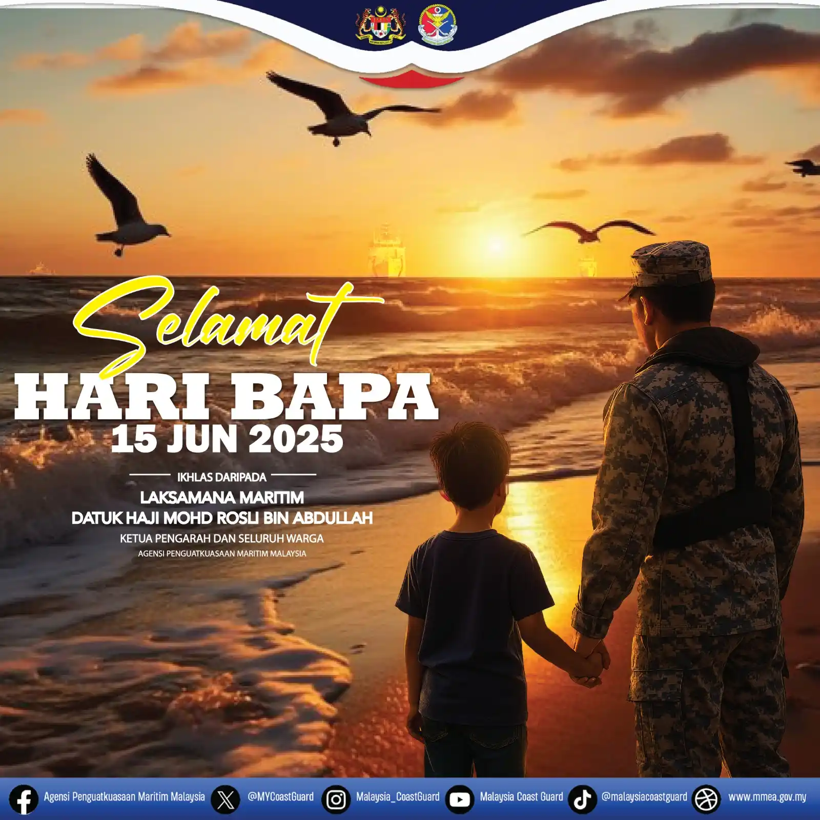 Image from Agensi Penguatkuasaan Maritim Malaysia: ๐ฆ๐๐๐๐ ๐๐ง ๐๐๐ฅ๐ ๐๐๐ฃ๐ | ๐ญ๐ฑ ๐๐จ๐ก ๐ฎ๐ฌ๐ฎ๐ฑ . "๐๐๐๐๐...
