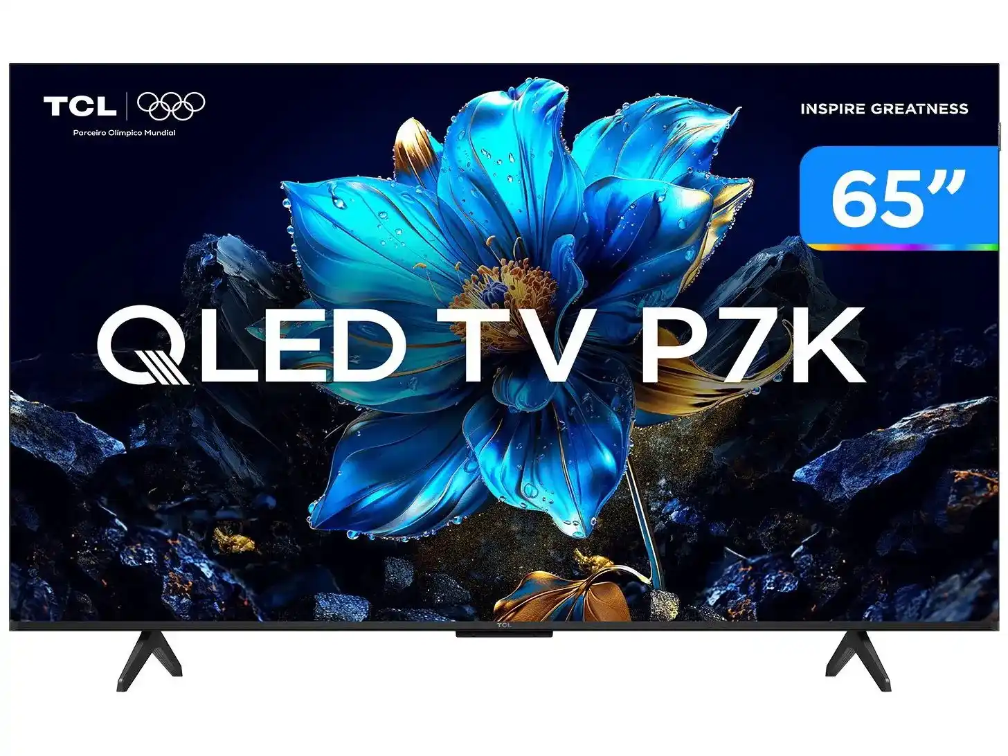 Image from Meus Descontos: Smart TV TCL QLED 65 4K UHD, HDR10+ por *R$3.324,05 à vista no Pix* o...