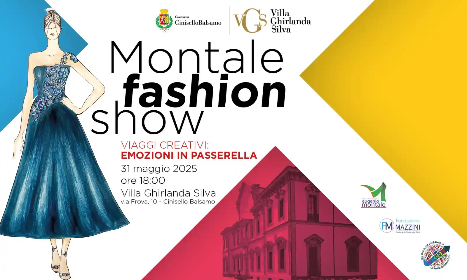 Image from Comune di Cinisello Balsamo: Sogni di moda sulla scalinata di Villa Ghirlanda Silva! Torna, *sabat...