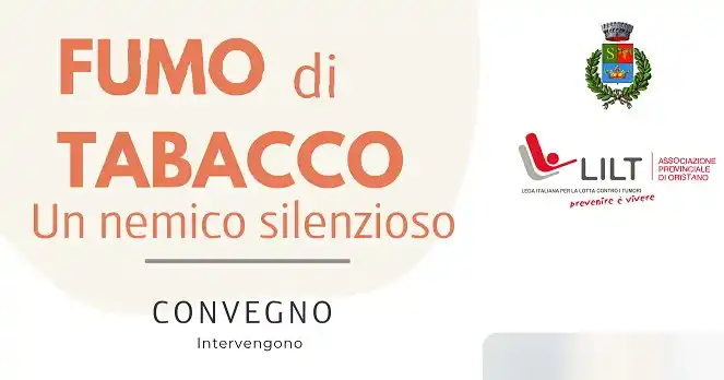 Image from Aristanis TV: Tabacco, un nemico silenzioso: convegno a Siamaggiore LEGGI QUI ⤵️ ht...