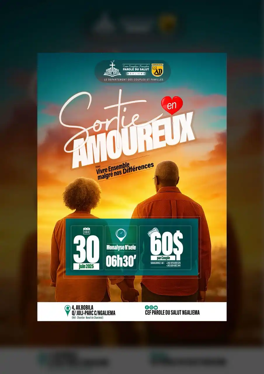 Image from PAROLE DU SALUT NGALIEMA: 🌟 *Très chers couples de la PSNG*, La date tant attendue approche à ...