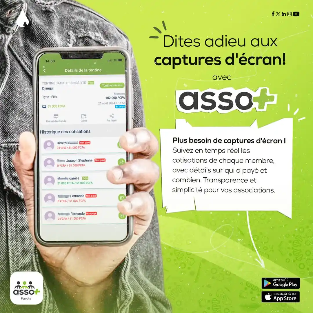 Image from Faroty: Wandaful ! 😳 Tu fais encore des captures d’écran pour gérer ta tontin...