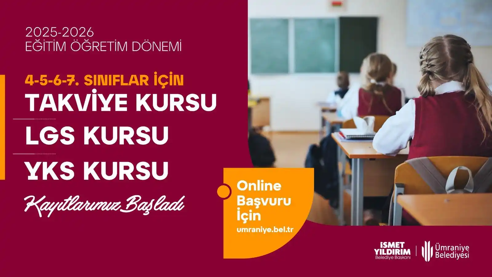 Image from Ümraniye Belediyesi: Akademi Ümraniye’de; 4, 5, 6 ve 7. sınıf öğrencilerimize yönelik takvi...