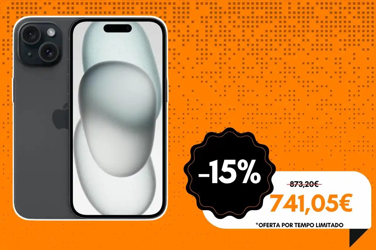 Image from 4gnews Promoções: 📱 Apple iPhone 15 (128 GB) – Preto 💰 *741,05 €* (Antes: ~873,20 €~ )...