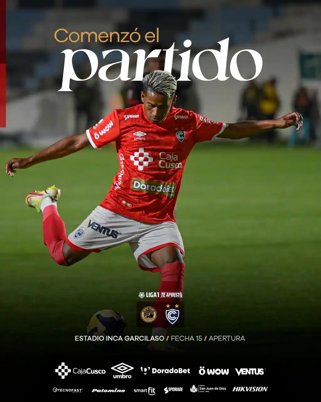 Image from Club Cienciano: *¡COMENZÓ EL PARTIDO!* ⚽️ Cusco FC x Cienciano...