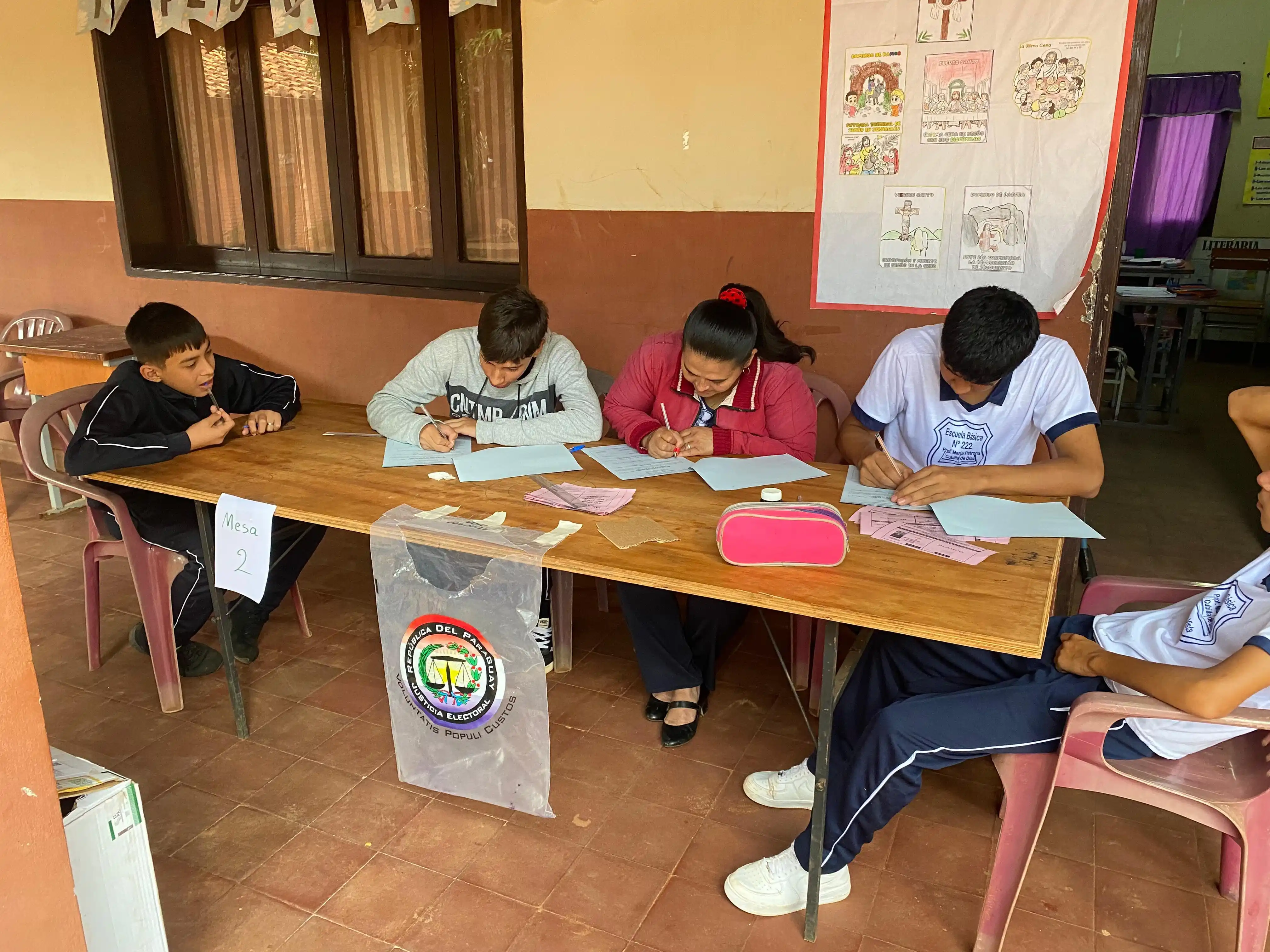 Image from Justicia Electoral 🇵🇾: 🗳️Con entusiasmo se llevó a cabo la elección de autoridades del Centr...
