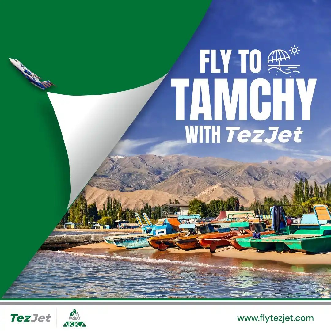 Image from TezJet: 🇬🇧 Escape to the Pearl of Kyrgyzstan — Issyk-Kul! www.flytezjet.com...