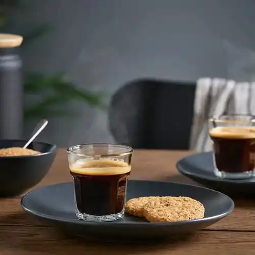Image from KATALOG JASTIP RARA 🌻: Gelas espresso. Biar ngopinya makin aesthetic. 10rb aja. Ukuran 100ml...