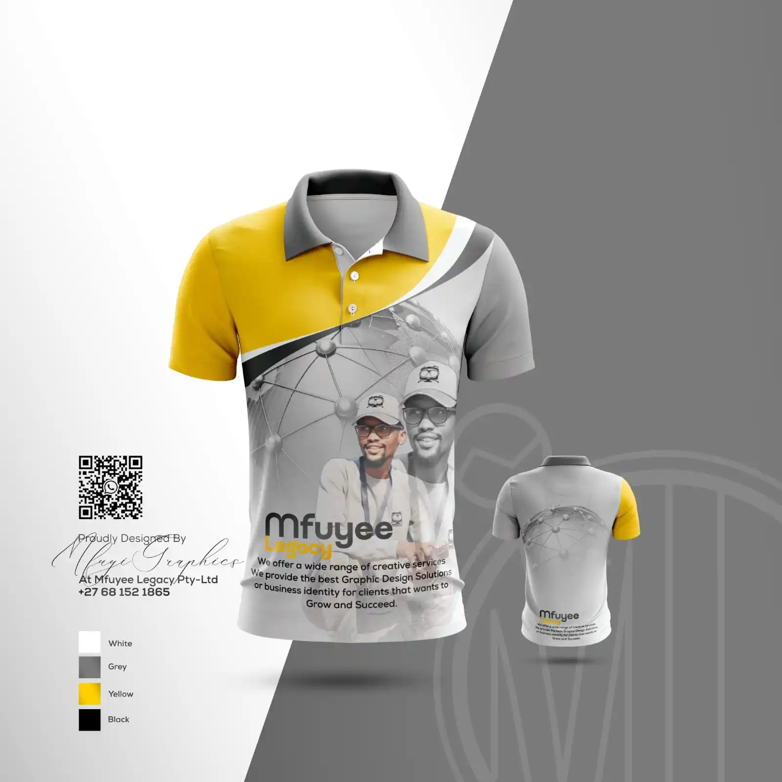 Image from Mfuyee Legacy💛🇿🇦: Get ready to tee off in style! 🚀 Our custom golf T-shirt designs star...