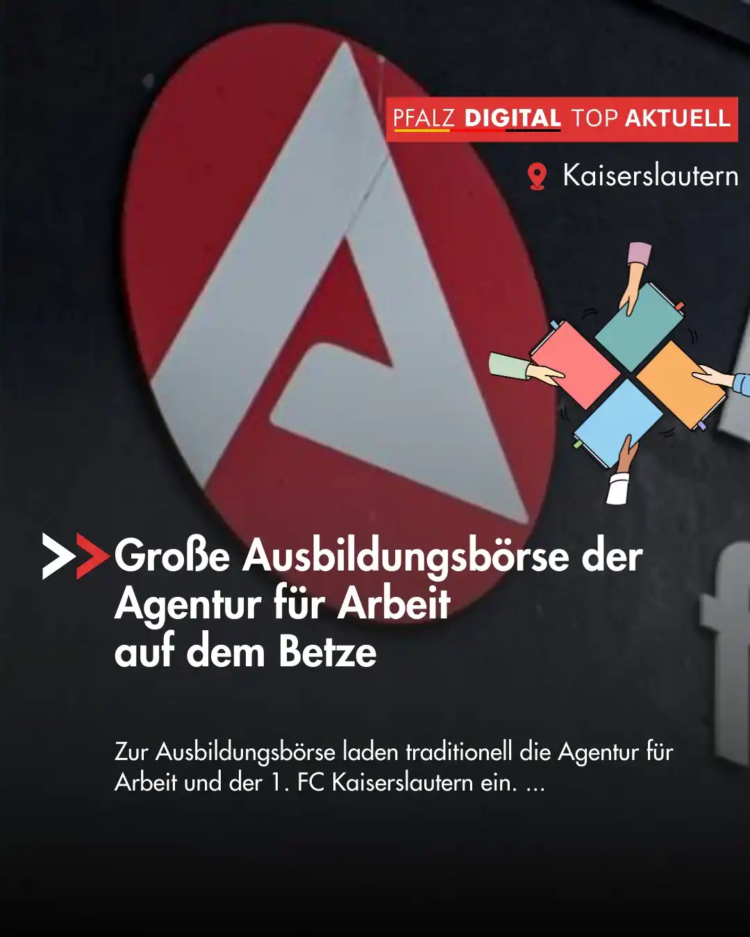 Image from Pfalz Digital: *Große Ausbildungsbörse* Zur Ausbildungsbörse laden traditionell die A...