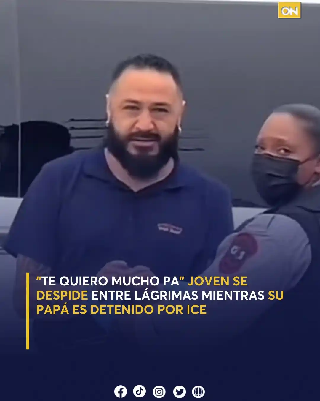 Image from Once Noticias : 🥹💔| La joven solo quiso llevarle comida a su papá… sin saber que ter...