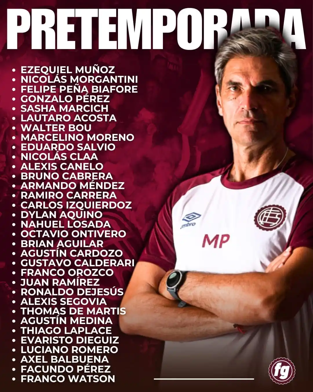 Image from 𝗙𝗼𝗿𝘁𝗮𝗹𝗲𝘇𝗮 𝗚𝗿𝗮𝗻𝗮𝘁𝗲 🇱🇻: 🇱🇻📋 *LA LISTA COMPLETA:* ❌️ Ausentes Lautaro Morales, Leonel Cardo...