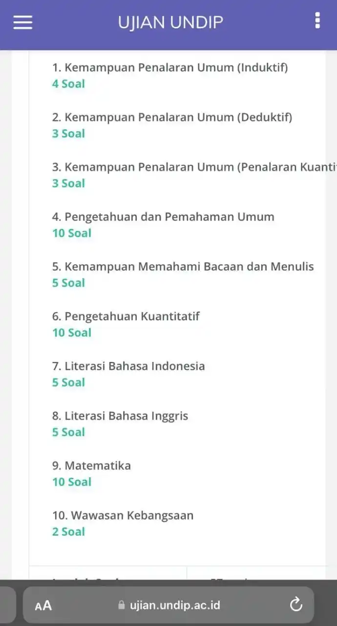 Image from Ambis Ujian MANDIRI [H-]🦋: Review butir soal UM UNDIP'24  PU : 10 soal (4 induktif, 3 deduktif & ...