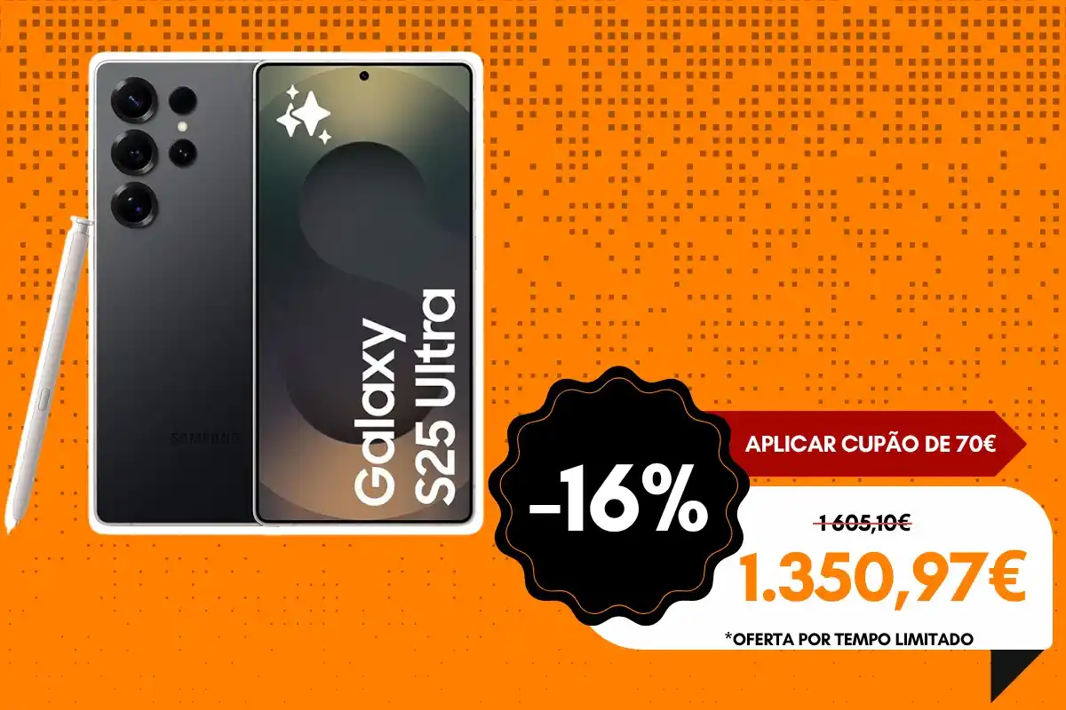 Image from 4gnews Promoções: 📱 Samsung Galaxy S25 Ultra – Topo de Gama 💰 *1.350,97 €* (Antes: ~1....