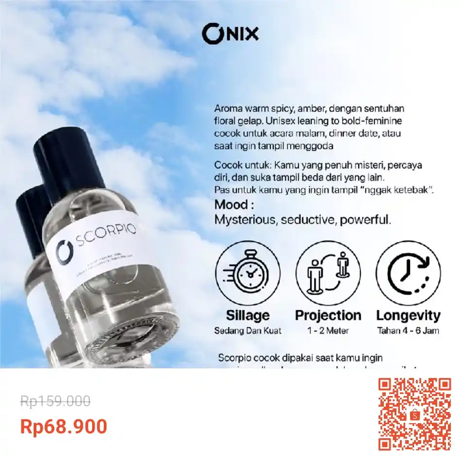 Image from SiCode Voucher + Hidden GEM Shopee: Scorpio Parfum by Onix Fragrance - Eau de Perfume 30ml https://s.sh...